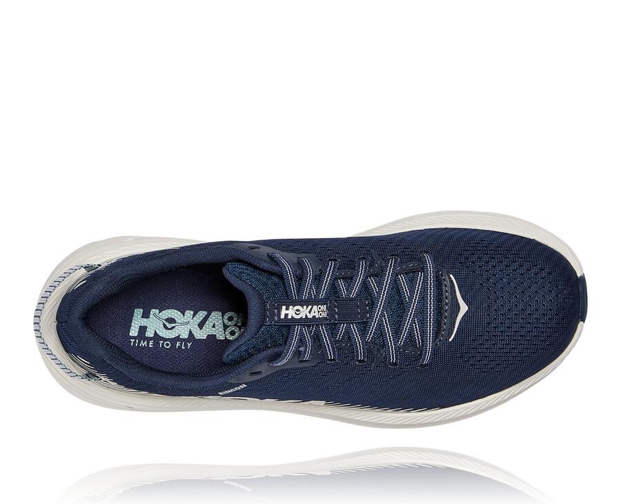 Hoka Australia One One Rincon 2 - Womens Running Shoes Navy/White - DFNWV-1963